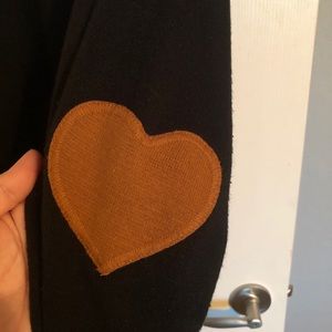 ASOS Curve lightweight sweater with elbow patch